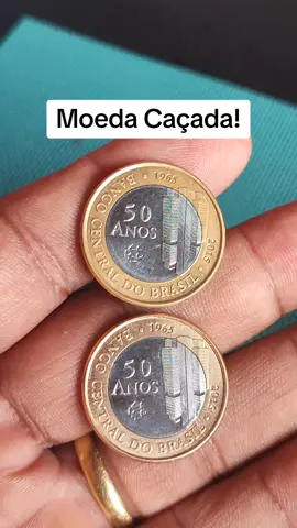 MOEDA CAÇADA! Moeda de 1 Real BC 50 Anos com defeito! #moedacaçada #moeda #1real #bc50anos #moedade1real #datavazada #deolhonotroco #moedas #moedasde1real @deolhonotroco 