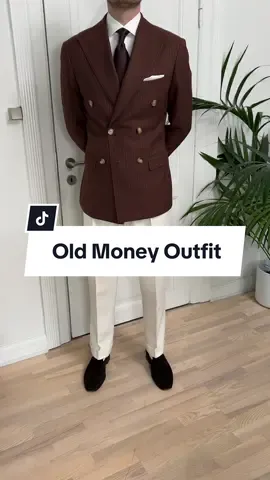Old money outfit - cream and brown 👌 #menswear #oldmoney #oldmoneystyle #oldmoneyoutfits 