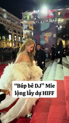 Mie hoá nữ hoàng xinh đẹp lộng lẫy dù dự thảm đỏ HIFF khá trễ #mie #djmie #bupbedj #thamdohiff #hiff2024 