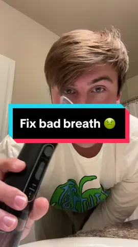 So many people aren’t aware that a dirty tongue and tonsil stones can cause your bad breath. This is the best way to get them out 😭 #waterflosser  #bitvae #toothpick #teethwhitening #mouthwash #cleanteeth #teethwhiteninghack #cleaningtiktok #musthave #tiktokmademebuyit #tonsilstones #tonsilstonesremoval #teeth 