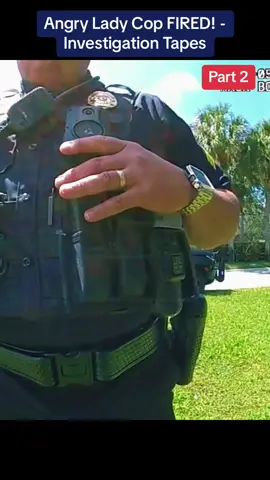 Angry Lady Cop FIRED! - Investigation Tapes #cops #copsoftiktok #police #policeofficer #lawenforcement #lawsuit #viral #foryou #usa #flypシ 