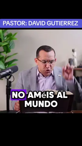 No améis al mundo, ni las cosas que están en el mundo. Si alguno ama al mundo, el amor del Padre no está en él. Porque todo lo que hay en el mundo, los deseos de la carne, los deseos de los ojos, y la vanagloria de la vida, no proviene del Padre, sino del mundo. 1 juan 2 15-16 #pastor #reflexionescristianas #davidgutierrez #iglesia #biblia #mundo #predicascristianas #sermonescristianos #cristoviene #sanadoctrina #noameiselmundo #sendasantiguas #david #gutierrez #parati #flypシ 