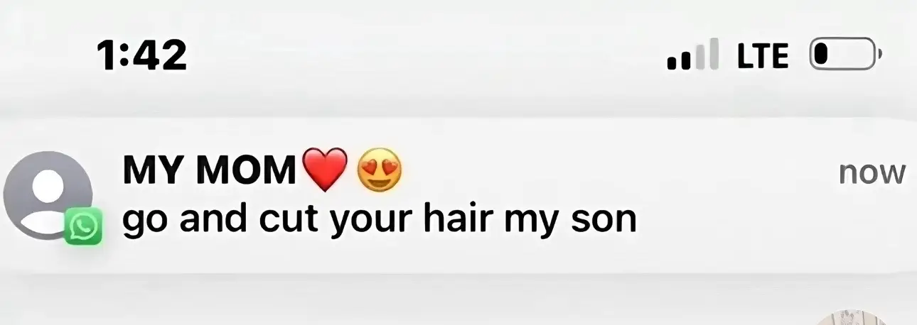 Mum said son go and cut your hair #haircut #mom #darlingteephones 