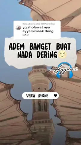 #sholawat adem kali dengar nya