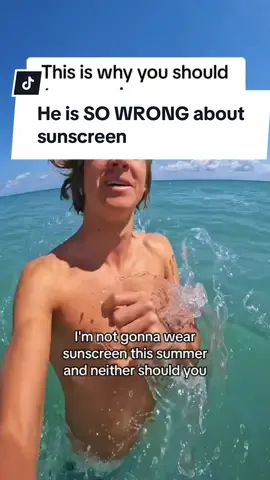 “Protect your skin from the sun” does NOT mean “fear the sun,” just like “protect your head with a bike helmet” does not mean “fear bikes.” Sunscreen, when used alongside sun protective behaviors, can protect you from a sunburn & reduce your risk of skin cancers. #protectyourskin #sunprotection #sunscreen #dermatologist @Will Lamb #greenscreenvideo 
