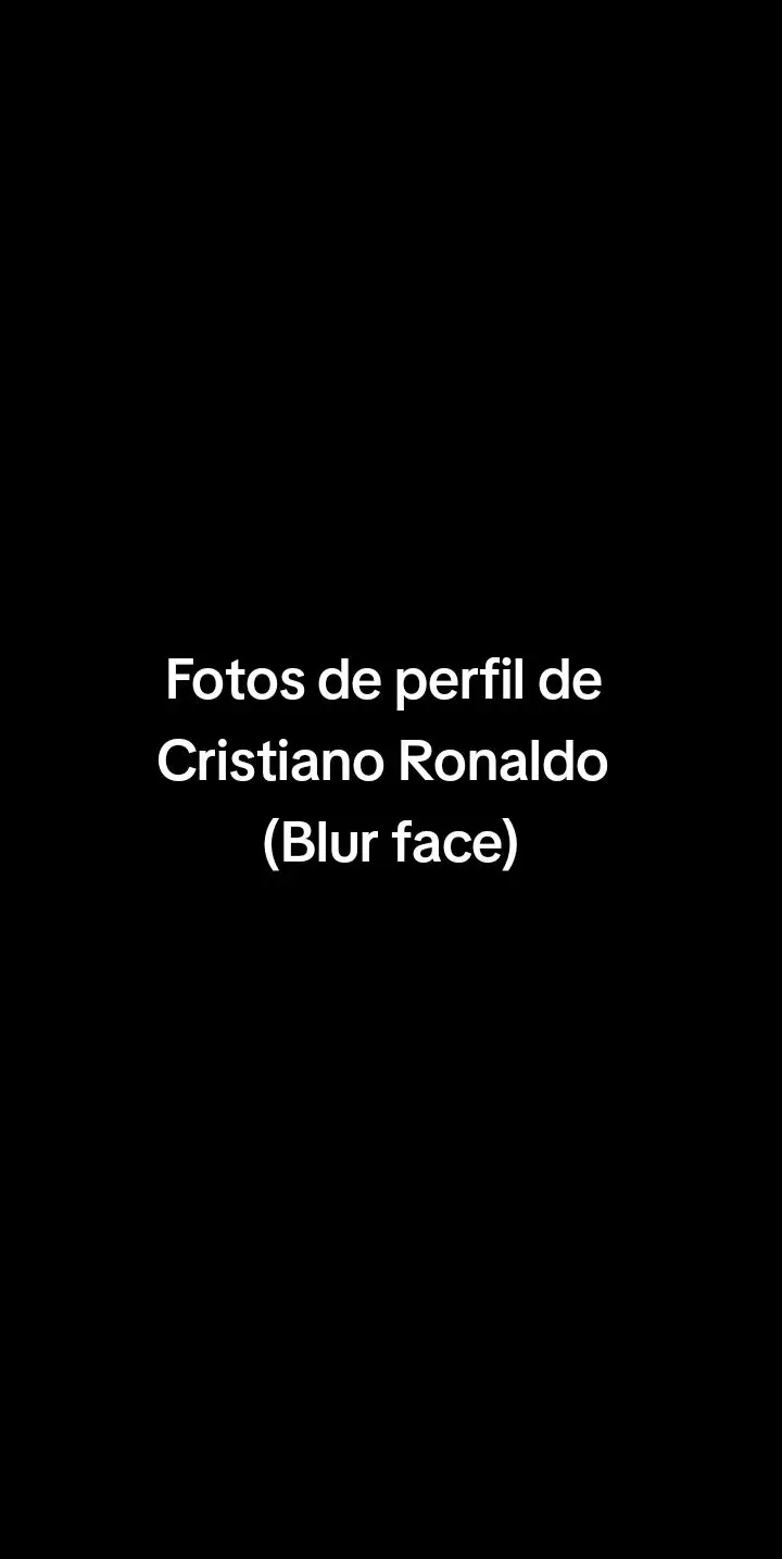 Fotos de perfil de Cristiano Ronaldo (Blur face)#Ronaldo #parati
