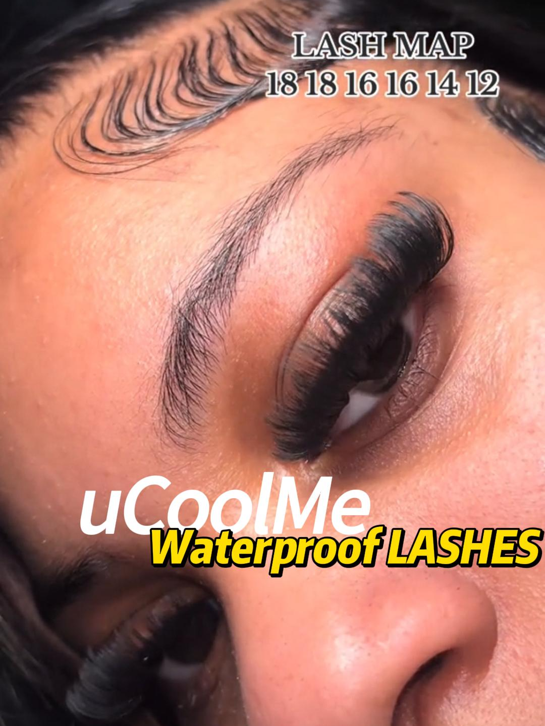 Want lashes that last all day and night? Check this out! #ucoolmelashes #waterprooflashes #diylash #diylashextensions #beautyhacks #lashes #lashesathome #fyp #lashestutorial #lashesglue #lashesfordays #longlastinglashes