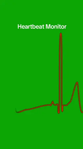 HEARTBEAT MONITOR #greenscreen #beat 