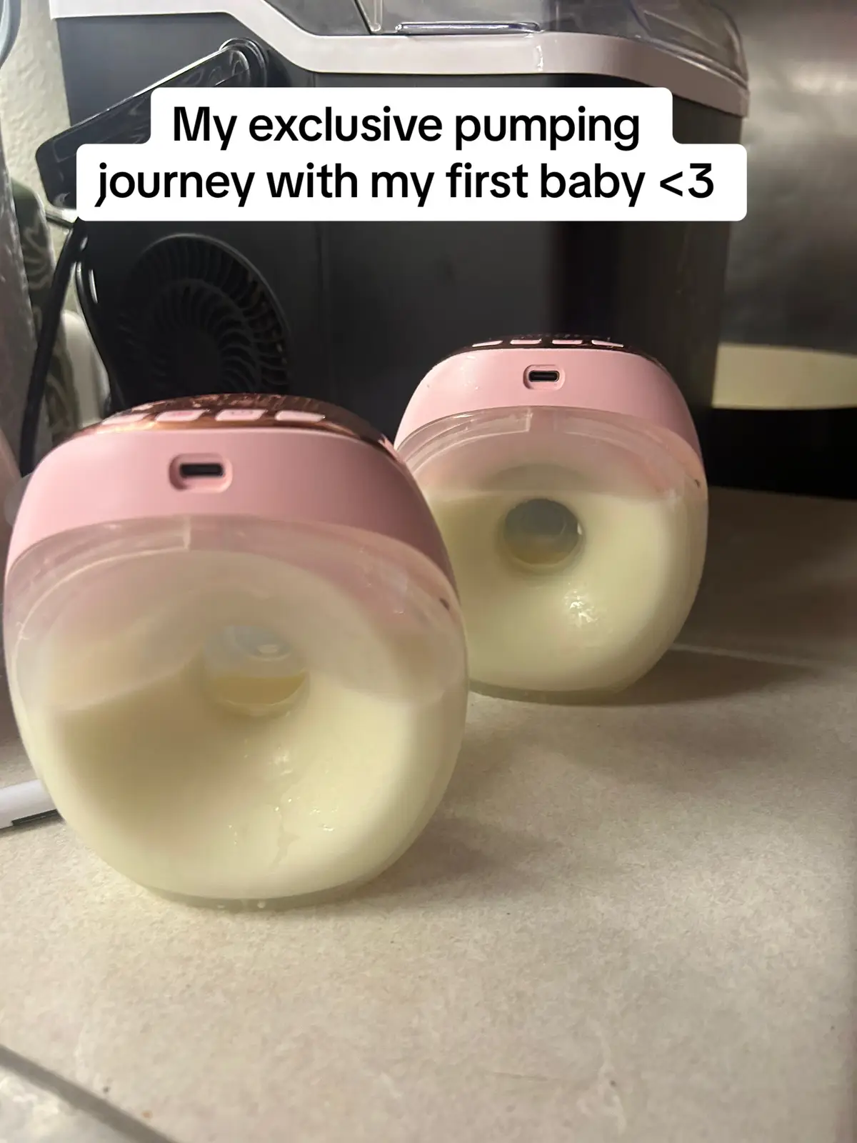 I didn’t know too much about breastfeeding before my first, but this is not what I expected! So grateful for my journey and that ive been able to feed my baby  #breastfeeding #milk #overproducer #motherhood #breastmilk #pumping #momcozy #breastpump 