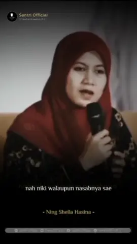 karena kita hidup bersama akhlaknya #ningsheilahasina #ningsheila #pplirboyo #kediri 