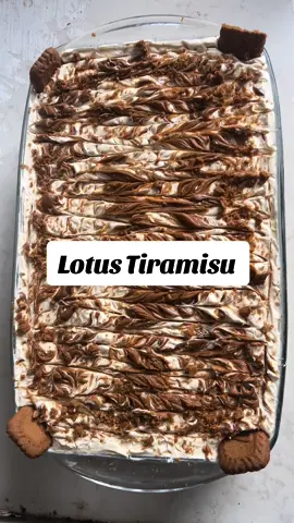 Lotus Tiramisu🧡 Ingredients; - Double Cream - Mascarpone Cheese - Sugar - Lotus spread - Milk - Sponge Fingers - Lotus Biscoff biscuit  #dessert #Recipe #fyp #lotus #lotustiramisu #tiramisu #homemade #Ramadan #eid #dessertideas #food #dessertlovers 