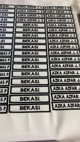 #bednamabordir #bordirnamasekolah #bedbordirmurah #bordirseragamsatpam @Royal Bordir Jakarta shopee.co.id/royalbordirjakarta