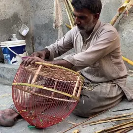 Bamboo bird cage making process | Creative bamboo craft ideas #bamboocraft #bambooharvesting #howitsmade #birdcage #bamboobirdcage #woodturning #crafting #bamboopanda #factory #machine #viral #machinery #trendingvideo #foryou #foryoupage 