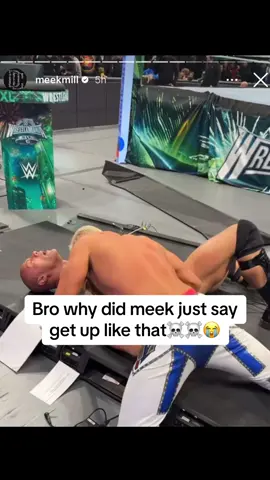 Can’t even defend bro atp 😭🤦🏽‍♂️ #meekmill #diddy #WrestleMania #foryou 
