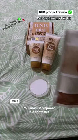 BNB rice brightening glow kit review ✅💯  #productreview #review #skincare #productreviewer #reviews #beauty #influencer #amazon #productreviews #reviewer #productphotography #skincareroutine #producttester #producttesting #freebies #k #freeproducts #blogger #giveaway #skincareproducts #instagram #hair #discoverunder #feedback #amazonfinds #amazonreviewer #collaboration #reviewers #naturalhair #free  #foryoupage #foryoupage❤️❤️ #fy @BNB 