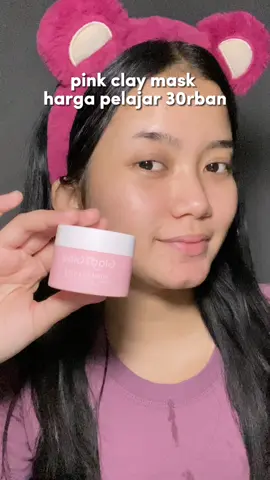 nyobain claymask yang warnanya pink dan teksturnya super lembut bgt😍 #claymaskmurah #claymaskviral 