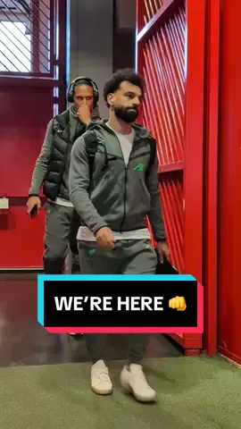 Arriving for #MUNLIV action 👊 #Liverpool #LFC 