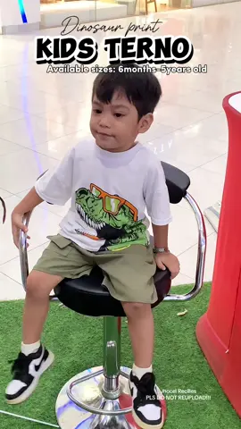 Super presko mg tela mga mi🫶🏻😍 dinosaur terno set 6m-5years old! Kids terno ! #kidsterno #ternoforbaby #ternokids #kidsternooutfit #ootdforkidsboy #ootdforkids #ootdforkids #dinosaurprint #dinosaur #fyp #fypシ 