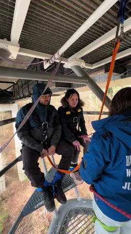 Jumping off a bridge with your bestie by your side🕺 #highlandflingbungee #Scotland #bungee #couple #adrenaline 