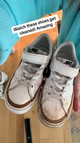 #nike #cleanshoes #shoecleaner #scrubdaddy #wowza #CleanTok #fyp #ttsacl 