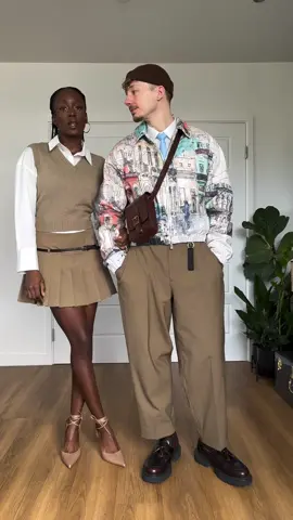 “When your hot af wife joins you for a fit check before you go out...brings out your silly side🥰” Chris and Zaynab Crawford 🤴🏼👸🏾 We met on a dating app in March of 2022. I really wanted to find a man with good morals and great character, but it seemed like the bare minimum was too high a standard haha.  I made it clear on my profile that I was only interested in dating christians, however I got a message from Chris and he asked if I’d consider him even though he wasn’t a Christian. He was really respectful and kind, and we bonded over similar passions. So I told him we could be friends, or even work together, because I knew I needed a Christian man.  After a month of seeing each other, we came to church for the first time. After 3 months, he became a Christian, and a month later, he asked me to be his girlfriend! Of course, I said yes! After dating for 8 months, he proposed and we got married 3 months later! Advice: From Zay: Invest in yourself, set the standards you want/need for your life and marriage. Don’t settle! From Chris: Clearly communicate your intentions and go for it. @zaynabcrawford @Chrisgmcrawford What a gorgeous couple! Love you guys always 😘🖤🤍❤️💜💙🧡💛🤎💚 . . . #bwwm #blackgirlmagic #interracial #interracialcouple #OOTD #interracialromance #BestFriends #onlinedating #whitemendatingblackwomen #blackwomendatingwhitemen #interracialsingles  #blackwomenlookingforwhitemen #dance #whitemenseekingblackwomen #whitemenwholoveblackwomen #interracialsingles #whitemenlookingforblackwomen #lovestory #swirl #mixedcouple #swirllove #swirlcouple #mixedbabies #interracialrelationship #interracialdating #interracialfamily #melanin #mixedbaby #couplegoals #soulmate #couplelove 