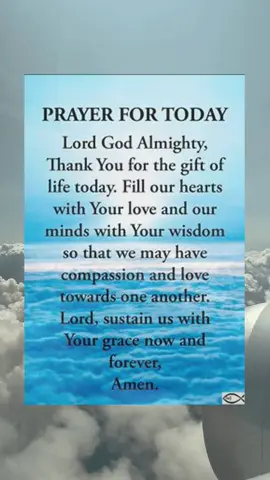 PRAYER FOR TODAY....#pray#jesus#blessings#jesuloveyou#fyp#foryou