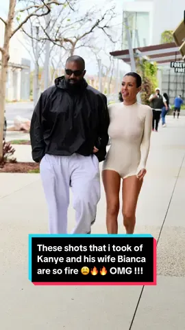 These shots that i took of Ye and his wife are so fire 📸🔥🔥🔥 OMG. Wait for it … Did i snap or nah?? #trending #fyp #foryourpage #viral #kanyewest #kimkardashian #fashion #art 