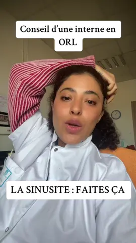 La sinusite AIGUE on adore ! Chez les enfants comme chez les adultes , je vous explique comment reconnaitre les signes de la sinusite et comment la traiter #fyp #foryoupage #doctorsoftiktok #medicalstudent #apprendresurtiktok #sinusite #doctor #orl #ent 