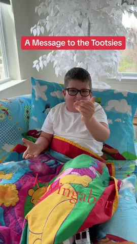 Tootsie message #bekind #begoodtopeople #positive #heartwarming #k3vingabor #viral #fypシ #happy #brave 