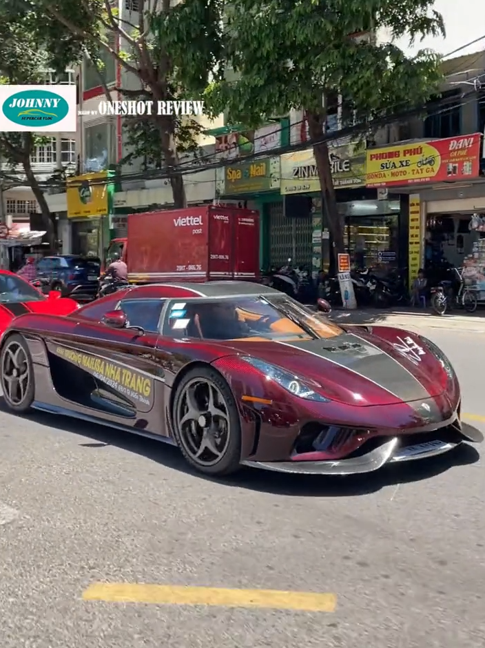 Koenigsegg Regera 200 tỷ tại Xuất tại Việt Nam cùng dàn xe vài trăm tỷ tắm nắng Nha Trang #koenigesgg #regera #sieuxe #supercar #vietnam #oneshotreview