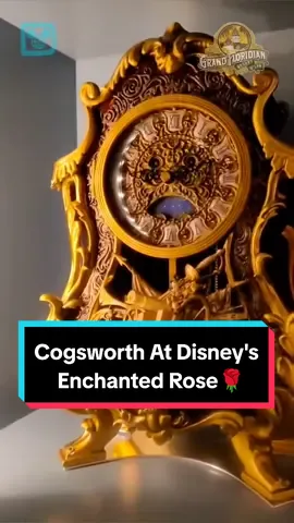 Checking on Cogsworth at the Enchanted Rose while at Disney's Grand Floridian Resort & Spa #disneytiktok #distok #disneyparks #wdw #foryou #grandfloridian #onthisday 