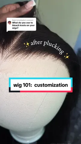 Replying to @kashweka  #beautyugccreator #ugccontentcreator #unicehair #preeverythingfrontalwig #wigcustomization #howtobleachknots #jetblackwig #jetblackbussdown #wiginfluencer 