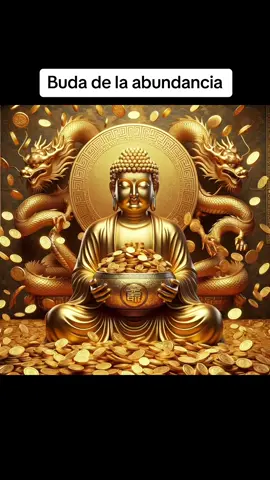 Buda y señor de la abundancia #livewallpaper #buda #abundance #abundancia #oro #dinero 