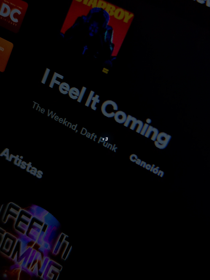 i feel it coming #theweeknd #cancionesparadedicar #canciones