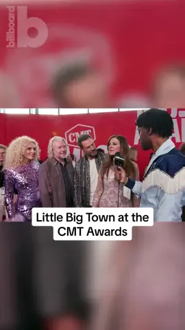 @Little Big Town talk about going on tour with Sugarland, what they’re excited for at the #CMTAwards, performing new music and more on the show’s red carpet. 👏 #littlebigtown #countrymusic #countryartists #awardsshow #redcarpet #interview 