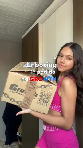 agora sou team GROWTH❤️💙 cupom🏷️MANU no site!! #growthsuplements #foryou #fypシ #fypシ゚viral #foryou #foryoupage #unboxing 