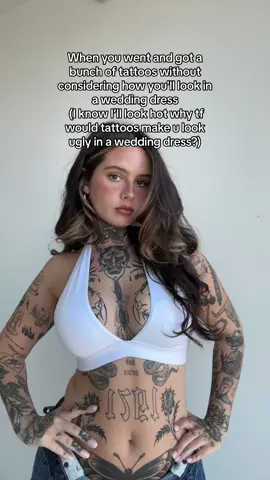 what is she talking about #fyp #tatted #girlswithtattoos #tattoos #xyzbca 