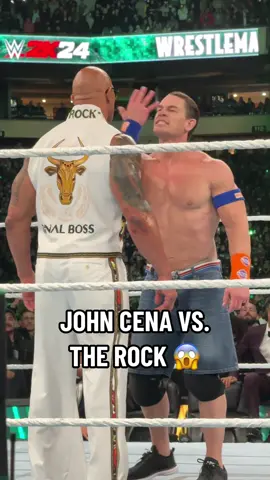 #WWE #WrestleMania #johncena #therock 