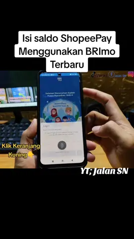 Isi Saldo Shopee Pay Lewat BRImo #tutorial #brimo #atm #viral #tiktok #jalansn 