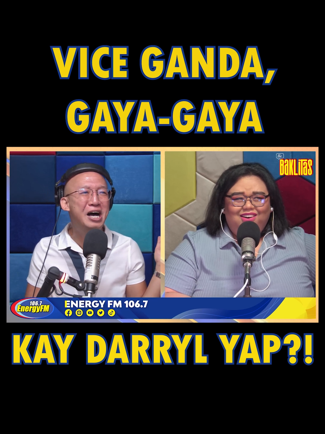 Gaya-gaya nga ba?! Panoorin 'yan sa The Baklitas! #EnergyFM1067  #SameSamePeroIba  #fyp  #fypシ #foryou #viceganda #itsshowtime #gma