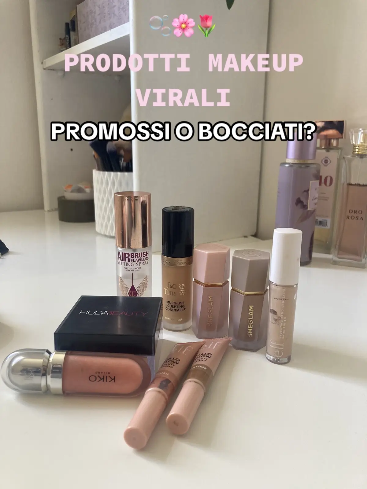 PRODOTTI MAKEUP VIRALI, promossi?  #makeup #consigliragazze #sheglam #hudabeauty #elf #charlottetilbury #kiko #promossiobocciati #haul