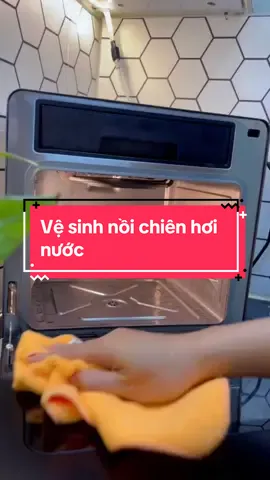Vệ sinh nồi chiên hơi nước đơn giản #noichienhoinuoc #thietbigiadung #giadungthongminh 