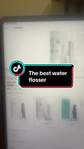 Best water flosser on tiktok #cleanteeth 