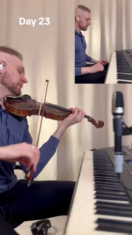Day 23. New violin song. #neoclassical #piano #violin #авторскаямузыка