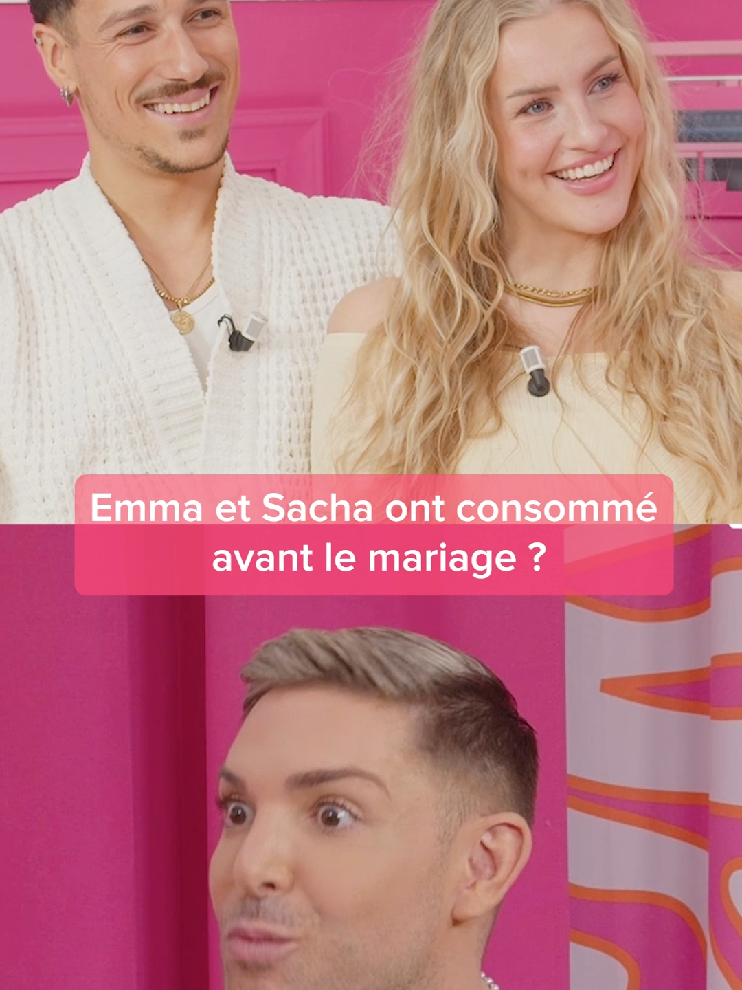 Emma et Sacha ont consommé avant le mariage ? 😏 #emmakeitmann #marieatoutprix #samzirah #interview #entouteintimité