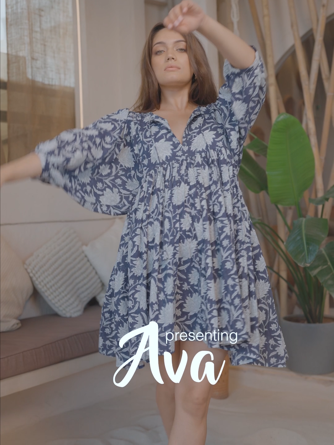 Feeling those Monday blues? Say no more! Slip into this fab Ava mini dress from the Amara collection and watch your worries vanish in a snap! With those billowy sleeves and a breezy silhouette, it's pure perfection! #OutfitPickMeUp Shop now on 17 Looms for this limited-edition, handcrafted block-print collection. Link in bio 🔗 #17Looms #17LoomsCraftedByPinkvilla #Handcrafted #SummerCollections  #Pinkvilla  handcrafted , block printing , pure cotton , 17 looms Crafted by Pinkvilla , limited edition