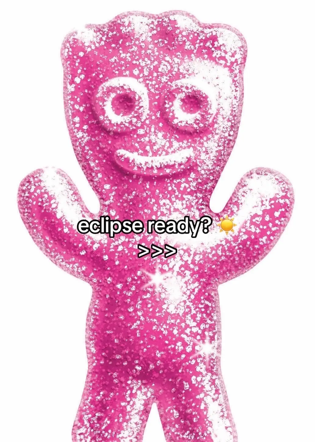 what a sight #eclipse #solareclipse #sourpatchkids 