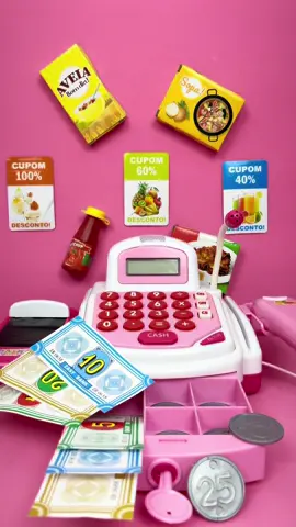 Caixa Registratora Hora das Compras 🛒 #mercado #compras 