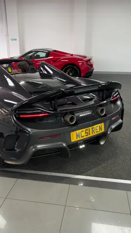 JUST ARRIVED McLaren 675LT Spider 💥 Finished in Amethyst Black paired with 19/20” Forged Alloys with Orange Calipers, Full Alcantara Interior, Extended Carbon Interior, Carbon Side Intakes, Carbon Rear Bumper & Upper Area + much much more Live Priced at £224,990 - PLEASE NOTE: Price Includes Number Plate MC51REN - Call Liam on 07795 623 213 #McLaren #McLaren675LT #AcklamCarCentre 