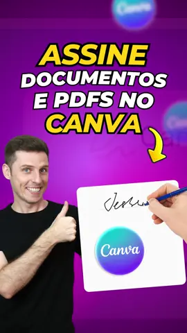 Como assinar documentos e PDFs usando a ferramenta Canva? Vem conferir!  #marketingdigital #redessociais #csnva #empreendedorismo #negocios 